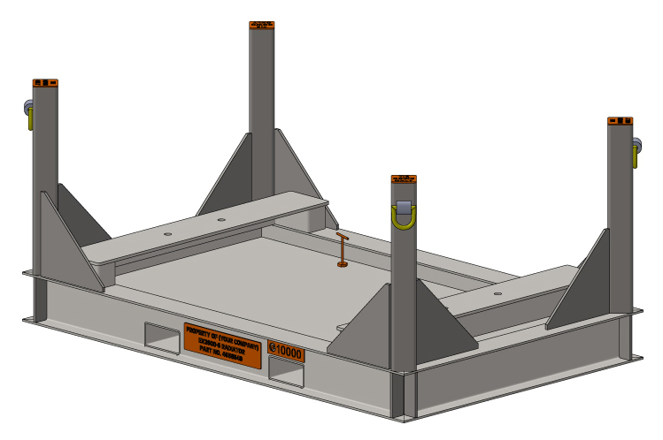 EX2600-6 Radiator Stand - Gateway Group